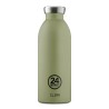 24Bottles Sage Clima Borraccia 500 ml Uso Quotidiano Nero, Oliva Acciaio Inossidabile