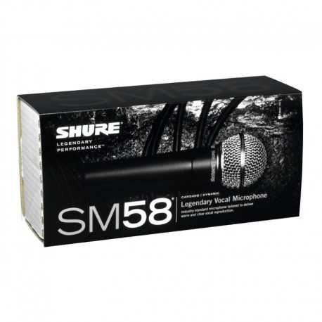 Shure SM58-LCE Microfono Professionale Dinamico e Cardioide