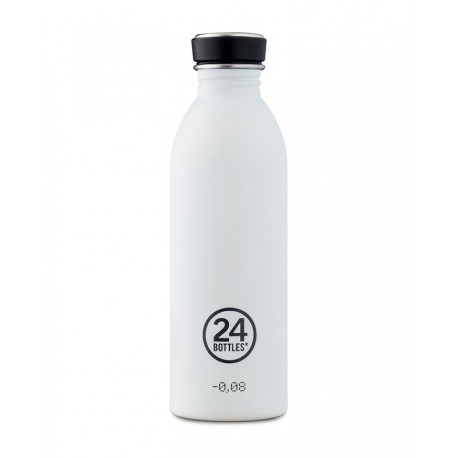 24Bottles White Urban Borraccia 500 ml Uso Quotidiano colore Bianco Acciaio inossidabile