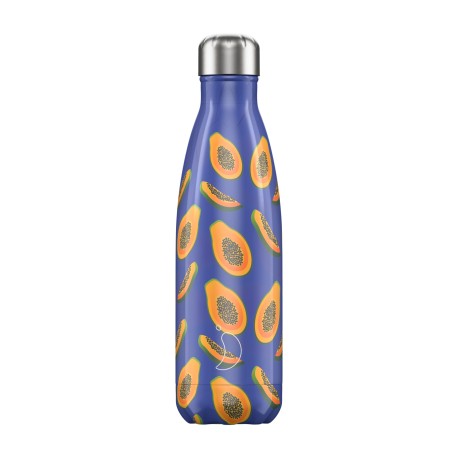 CHILLY'S Icons Papaya Bottiglia 500 ml Acciaio Inox