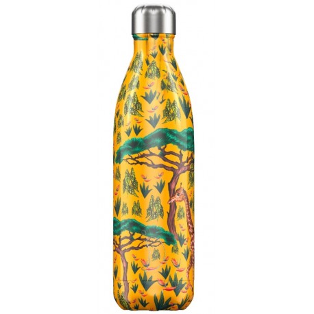 CHILLY'S Tropical Giraffe Bottiglia 750 ml Acciaio Inox