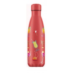 CHILLY'S Pool Party Sundown Bottiglia 500 ml Acciaio Inox