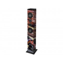 SOUNDTOWER ALTOPARLANTE A TORRE 2.1 50W WIRELESS USB SD AUX-IN TREVI XT 104 BT RACING