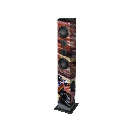 SOUNDTOWER ALTOPARLANTE A TORRE 2.1 50W WIRELESS USB SD AUX-IN TREVI XT 104 BT RACING
