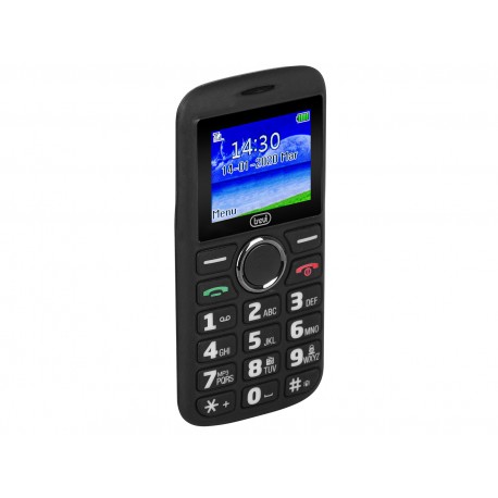 TELEFONO CELLULARE CON GRANDI TASTI FUNZIONE SOS TREVI MAX 10 NERO