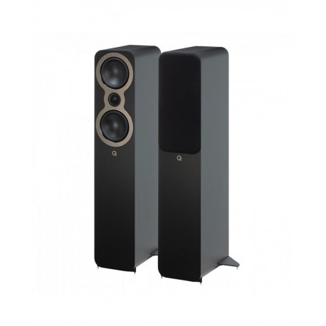 Q Acoustics 3050c - Coppia di altoparlanti compatti da pavimento nere