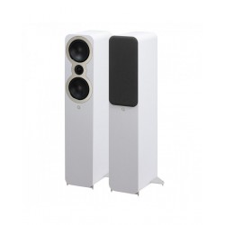 Q Acoustics 3050c - Coppia di altoparlanti compatti da pavimento bianche