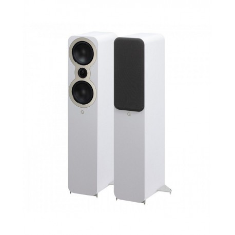 Q Acoustics 3050c - Coppia di altoparlanti compatti da pavimento bianche